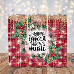 Christmas Tumbler, Holiday Tumbler, Festive Tumbler, Christmas Coffee Mug